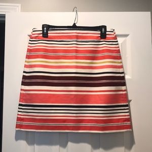 Loft striped skirt